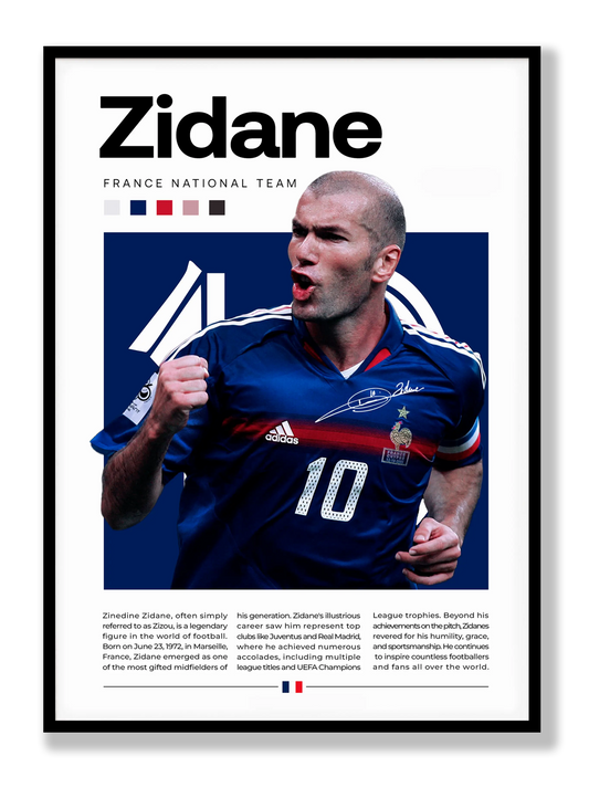 PÓSTER ZINEDINE ZIDANE